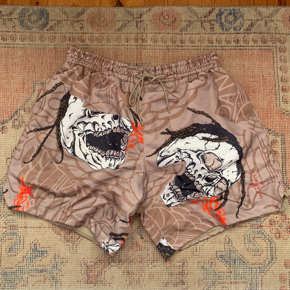 Travis Scott Cactus Jack x Jordan Pool Short